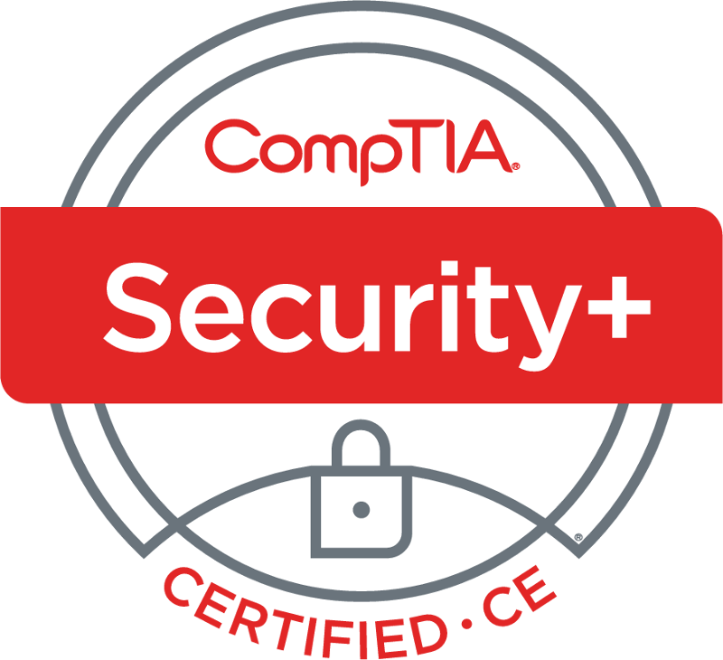 Obtained CompTIA Secuirty+ Certification